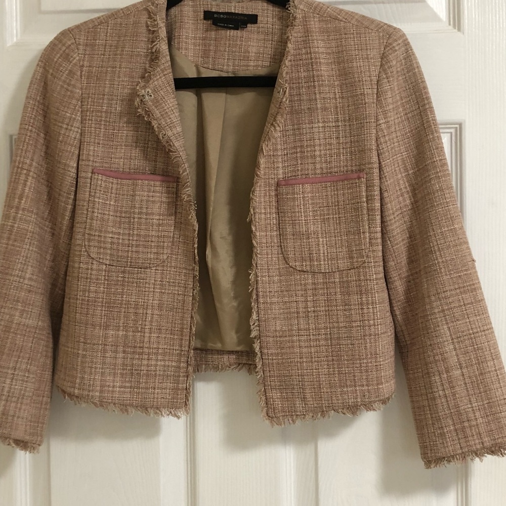 BCBGMaxAzria crop blazer